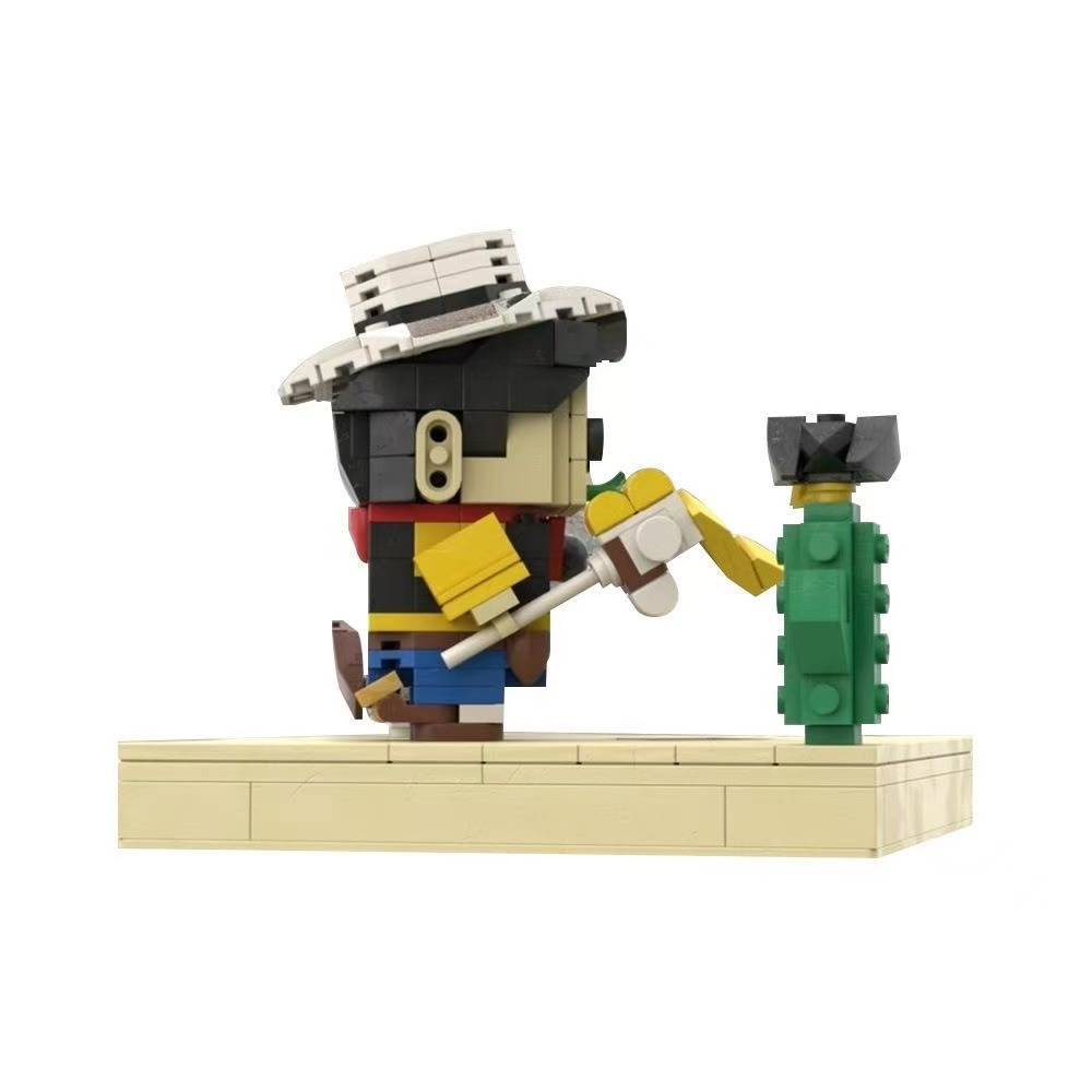 GOBRICKS MOC 234825 Luky Luck (Rantanplan and Jolly Jumper) - YWOBB