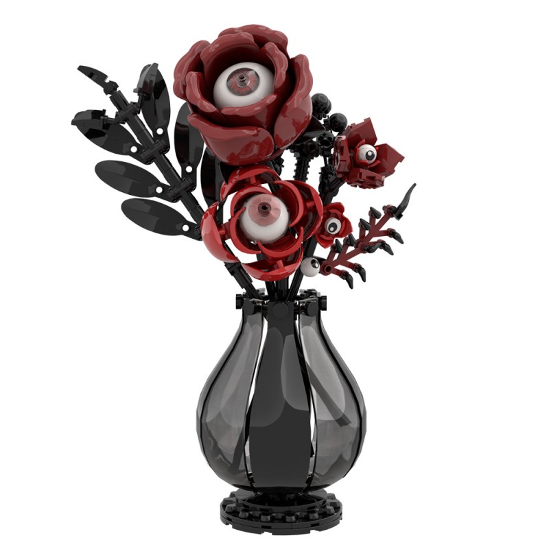 GOBRICKS MOC S0116 Gothic eye flower - YWOBB