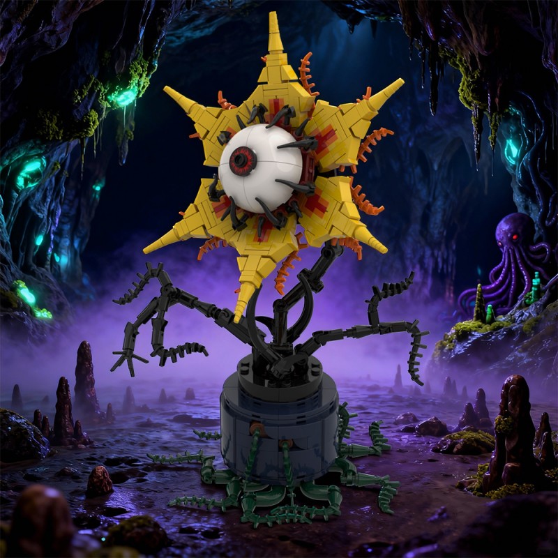 GOBRICKS MOC S0120 Evil eye flower - YWOBB