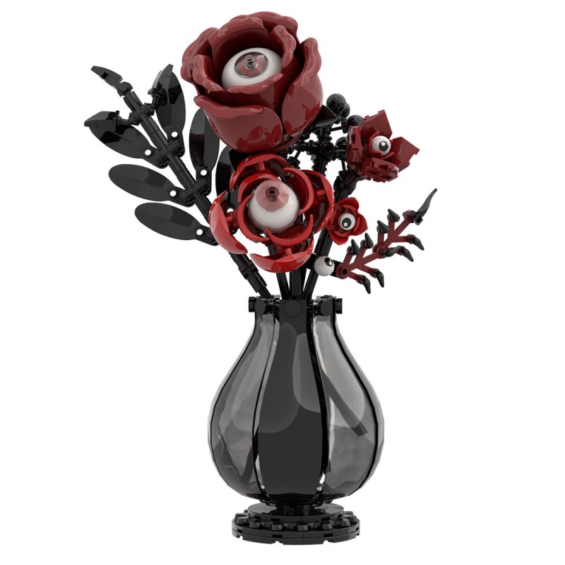 GOBRICKS MOC S0116 Gothic eye flower - YWOBB