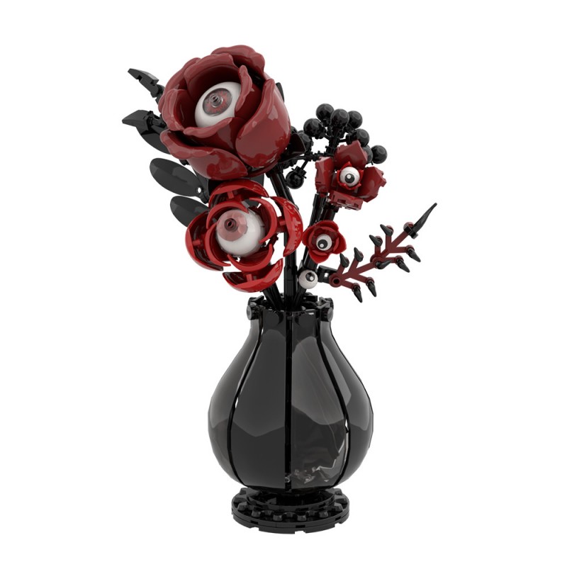 GOBRICKS MOC S0116 Gothic eye flower - YWOBB