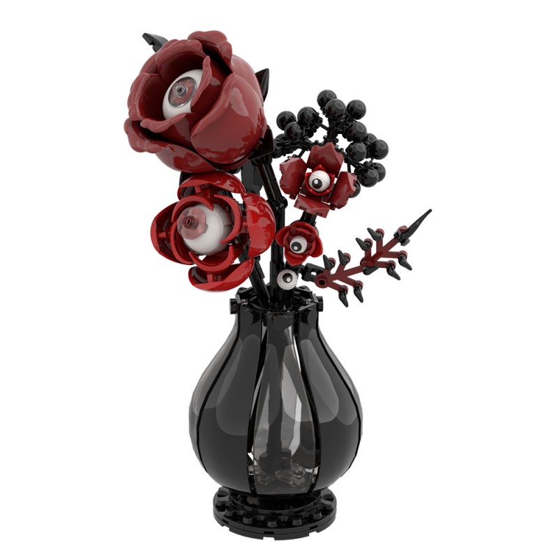 GOBRICKS MOC S0116 Gothic eye flower - YWOBB