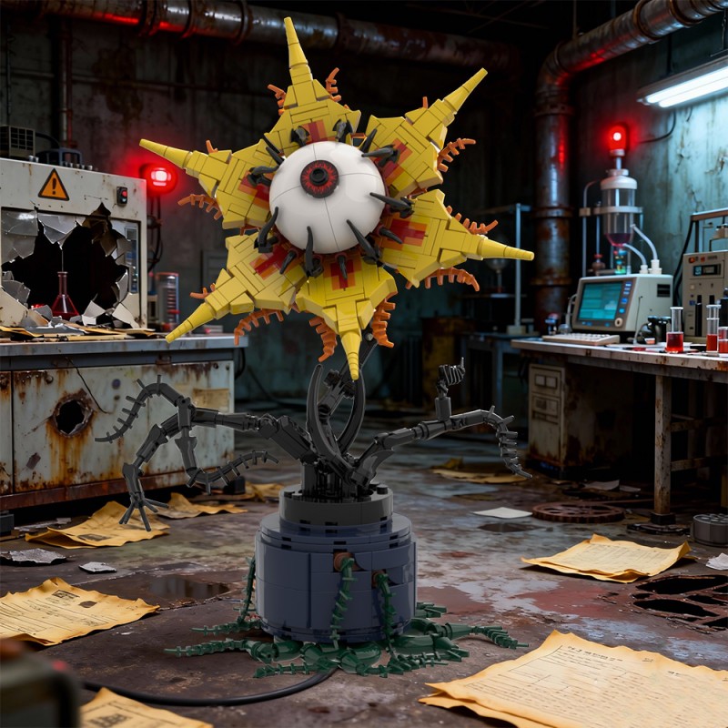 GOBRICKS MOC S0120 Evil eye flower - YWOBB