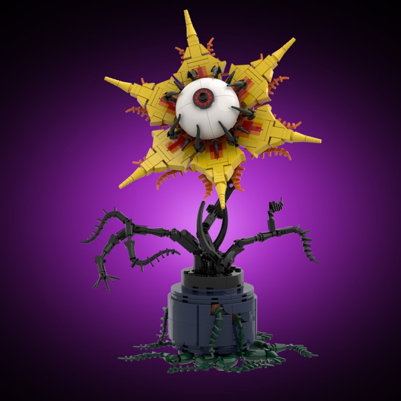 GOBRICKS MOC S0120 Evil eye flower - YWOBB
