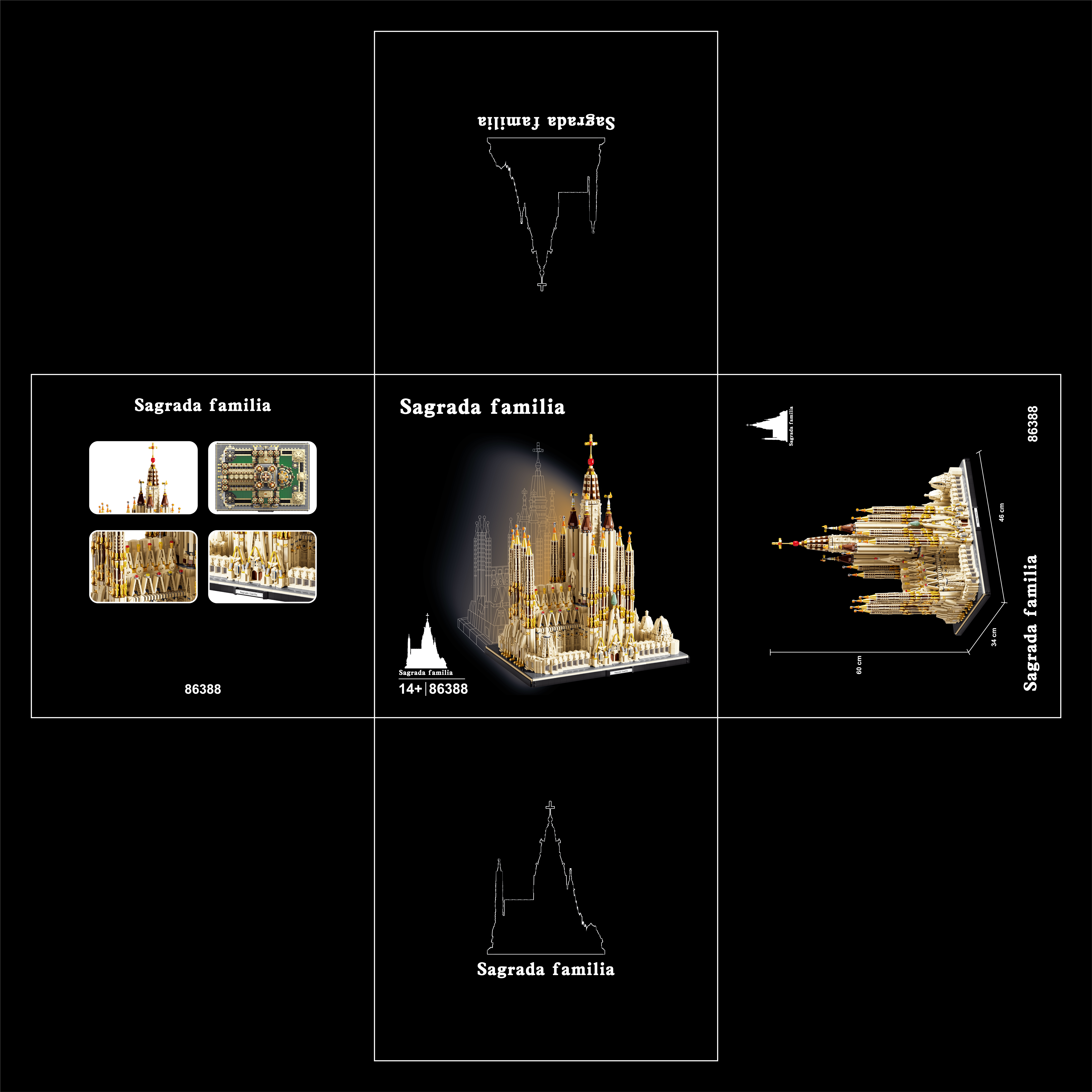 Customized 86388 Sagrada familia - YWOBB