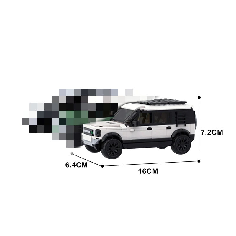 GOBRICKS MOC 84269 Land Rover Defender 110 X P400 - YWOBB