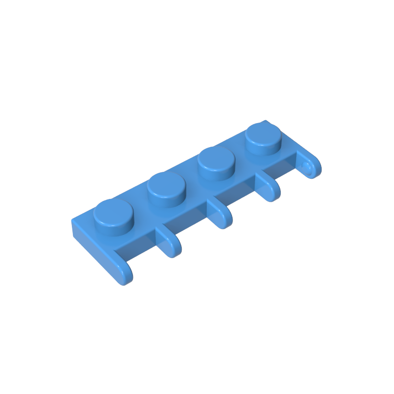 GOBRICKS GDS-M348 Hinge Plate 1 x 4 - YWOBB