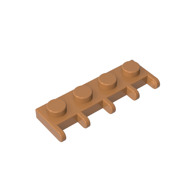 GOBRICKS GDS-M348 Hinge Plate 1 x 4 - YWOBB
