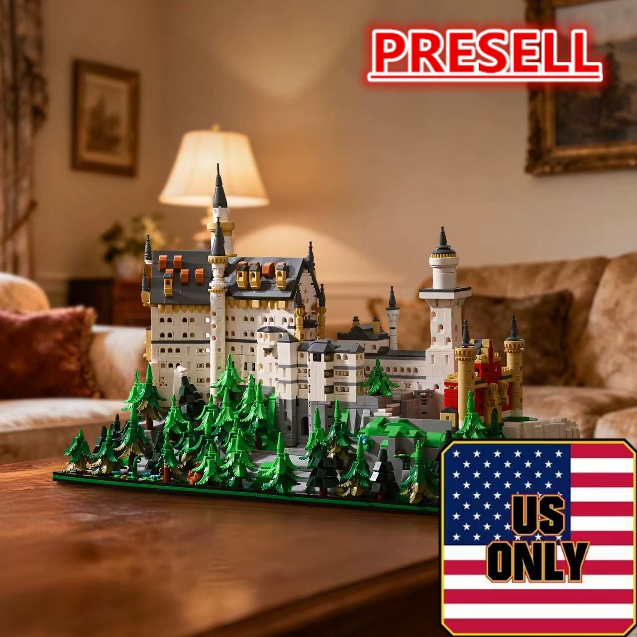 Small Angle JD097 Southern Bavarian Neuschwanstein OVP US Warehouse Version - YWOBB
