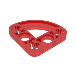 GOBRICKS GDS-990 Modified L-Shape Quarter Ellipse Thin 3 x 3 - YWOBB