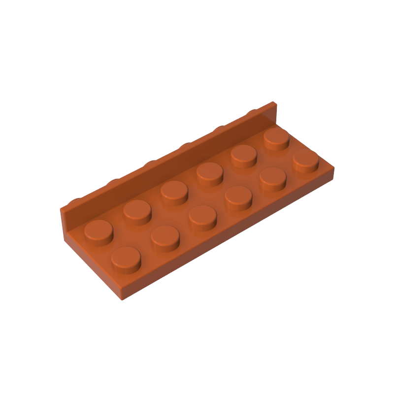 GOBRICKS GDS-90326 Bracket 2 x 6 - 1 x 6 Inverted - YWOBB