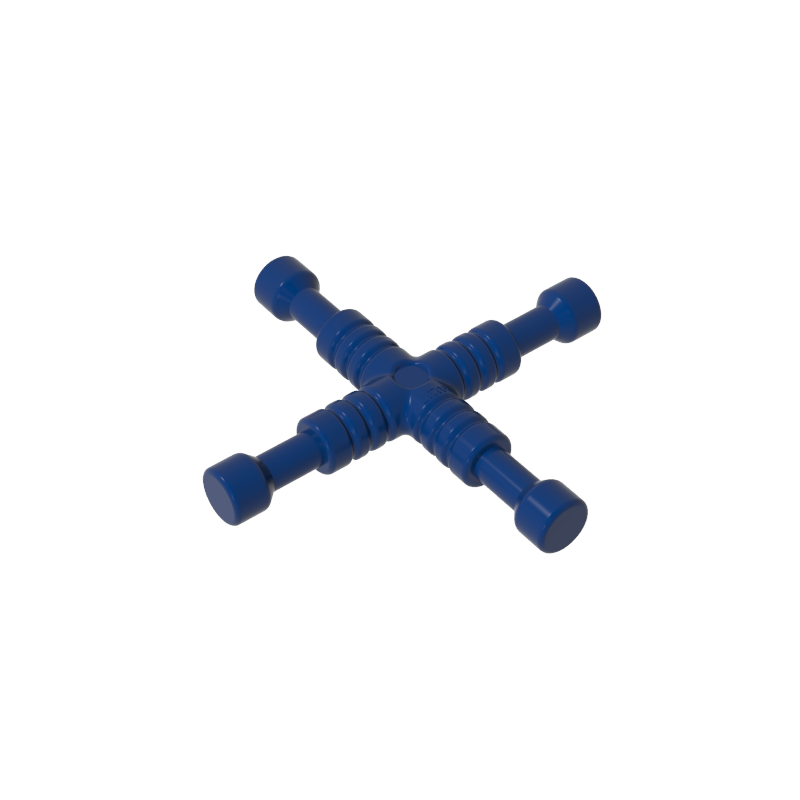 GOBRICKS GDS-90207 Minifigure Utensil Tool 4-Way Lug Wrench - YWOBB