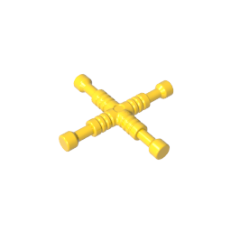 GOBRICKS GDS-90207 Minifigure Utensil Tool 4-Way Lug Wrench - YWOBB