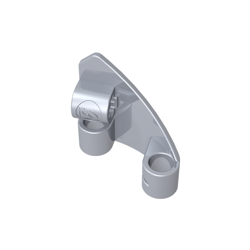 GOBRICKS GDS-90255 Technic Panel Curved # 9 3 x 3 Tapered Left - YWOBB