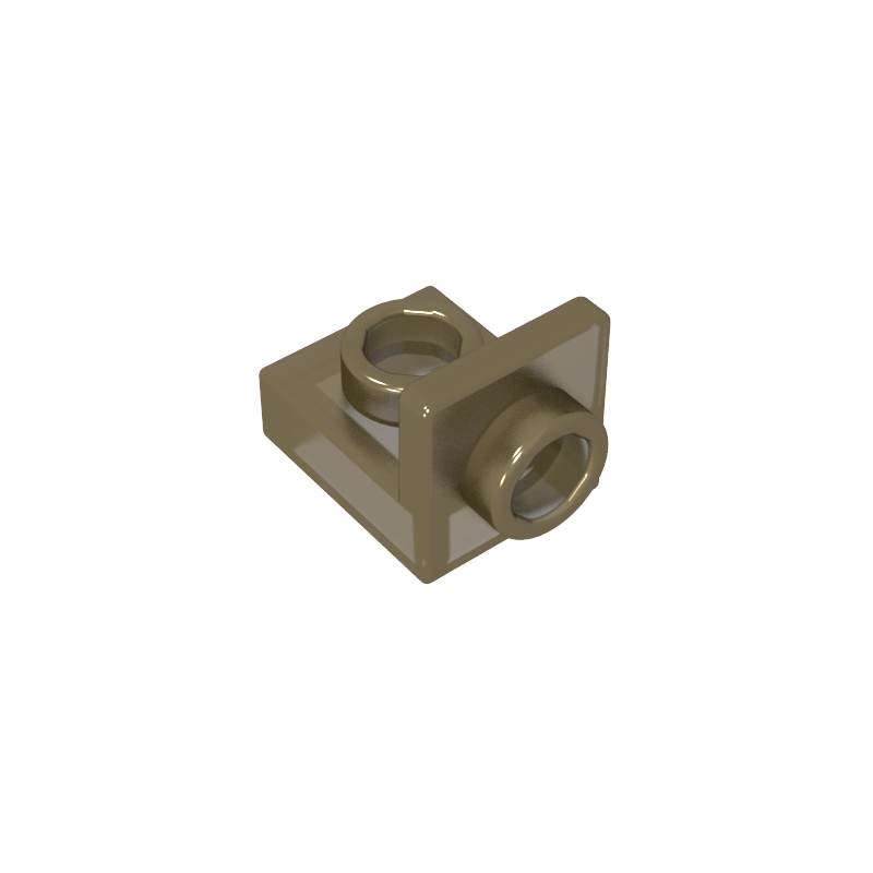 GOBRICKS GDS-1567 Bracket 1 x 1 - 1 x 1 Inverted - YWOBB