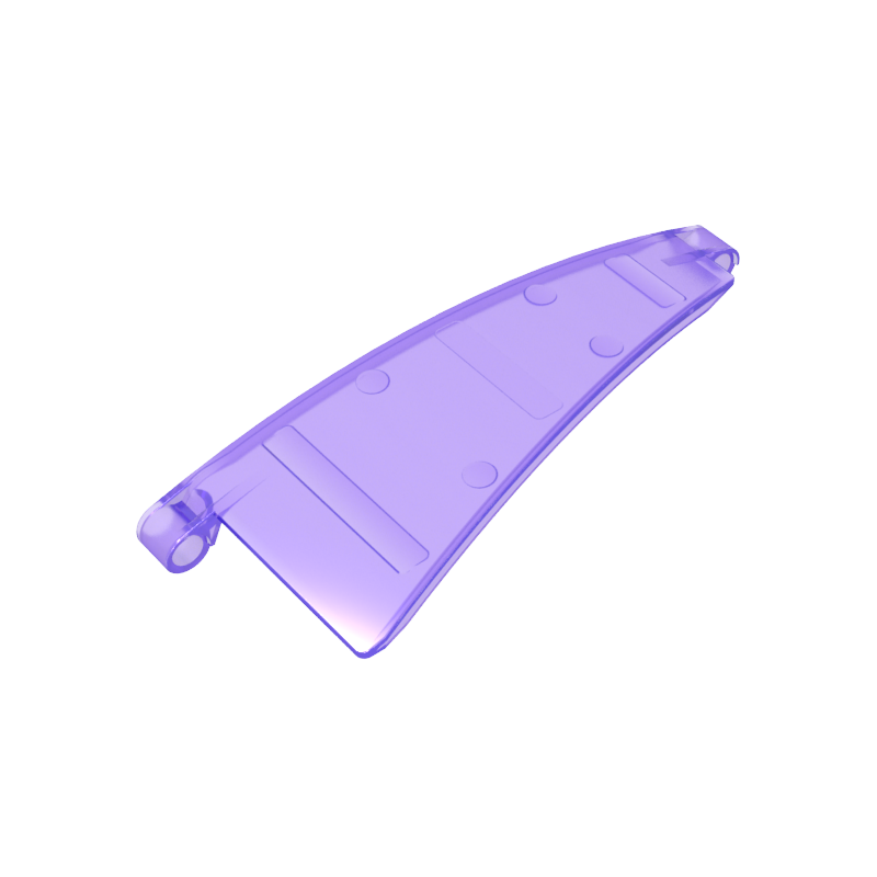 GOBRICKS GDS-M4572 Panel Curved #51 5 x 13 Tapered Right - YWOBB