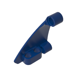 GOBRICKS GDS-90152 Technic Panel Curved #63 5 x 4 Tapered Left - YWOBB