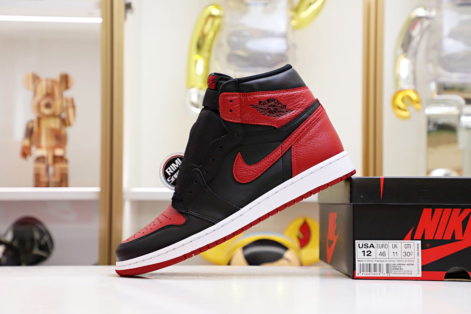 AIR JORDAN 1 RETRO HIGH OG 'BRED'