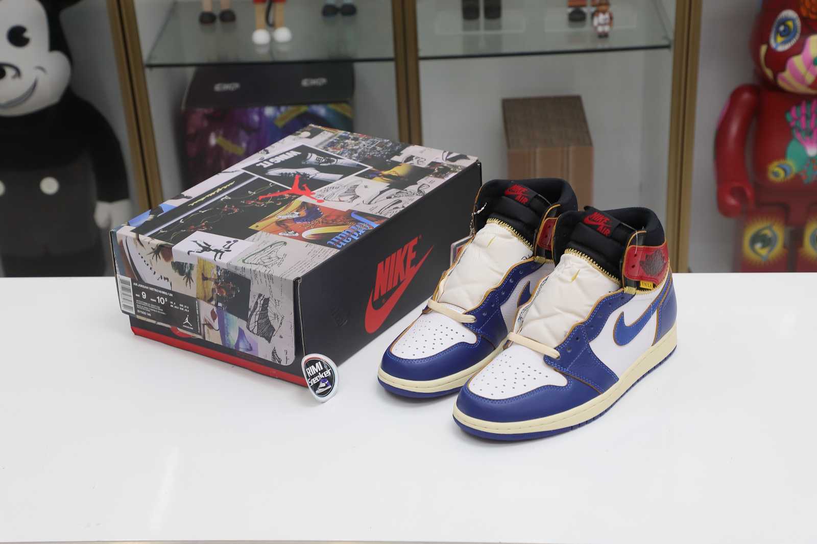 UNION LA X AIR JORDAN 1 RETRO HIGH NRG 'STORM BLUE' Free Shipping