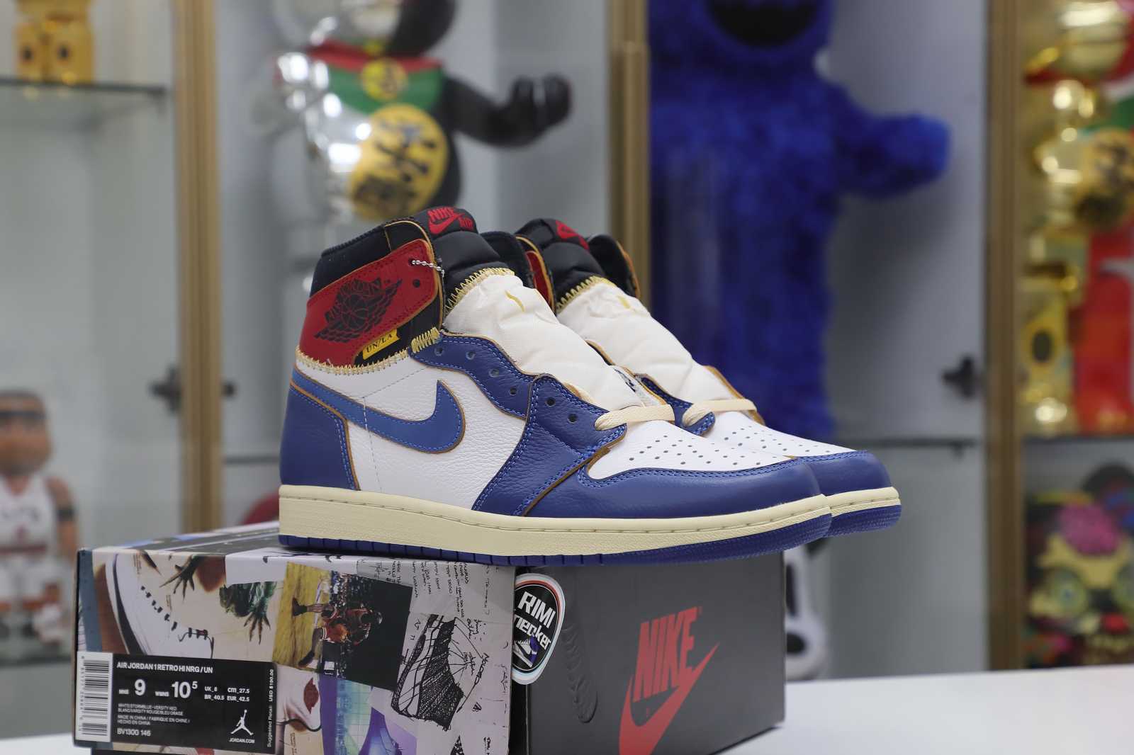 UNION LA X AIR JORDAN 1 RETRO HIGH NRG 'STORM BLUE' Free Shipping