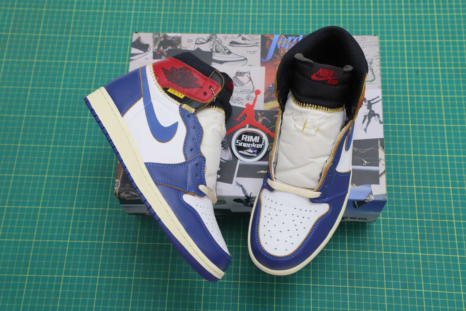 UNION LA X AIR JORDAN 1 RETRO HIGH NRG 'STORM BLUE' Free Shipping