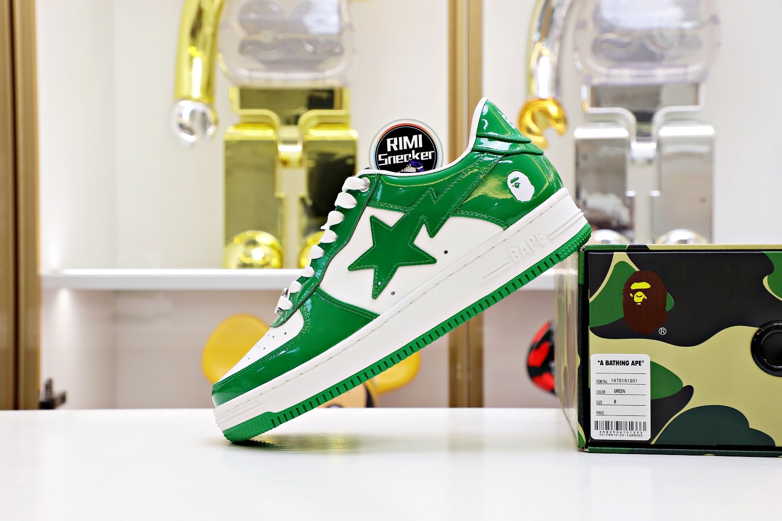 BAPE BAPESTA 'GREEN'