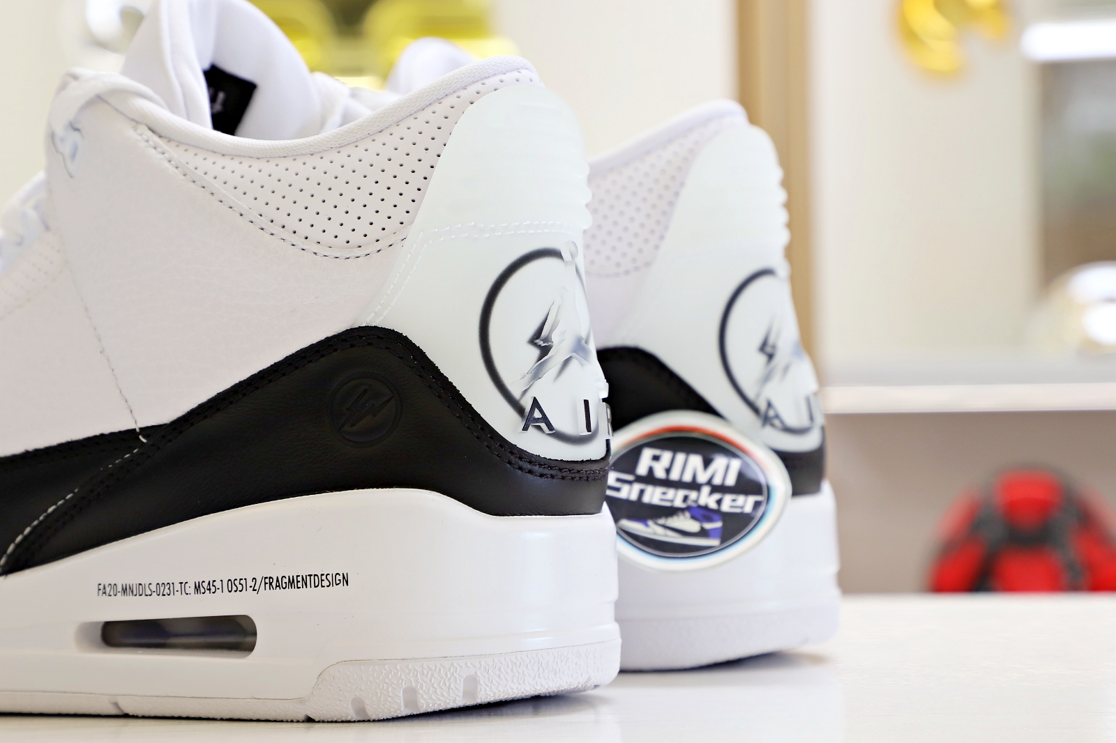 FRAGMENT DESIGN X AIR JORDAN 3 RETRO SP 'WHITE'