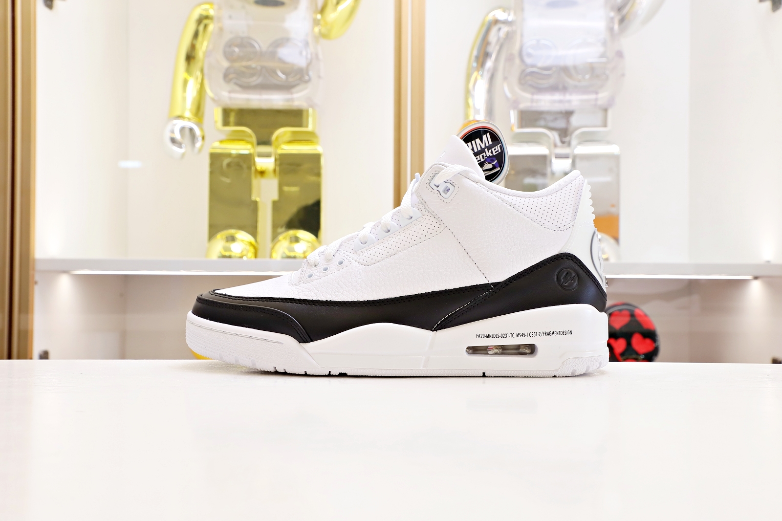 FRAGMENT DESIGN X AIR JORDAN 3 RETRO SP 'WHITE'