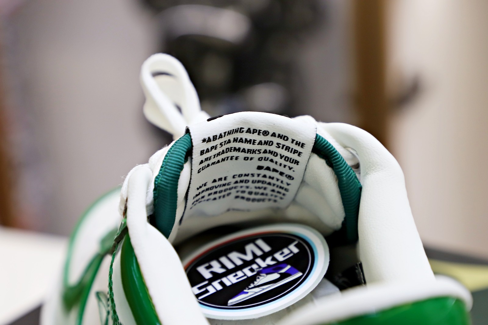 BAPE BAPESTA 'GREEN'