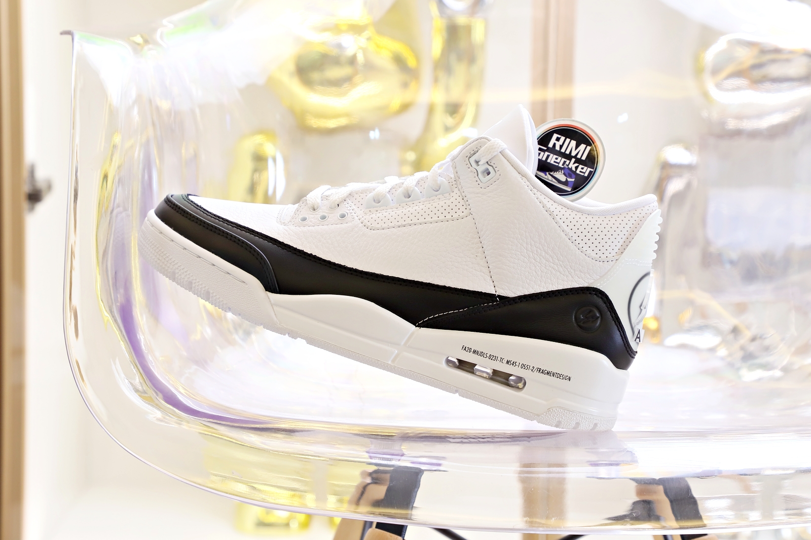 FRAGMENT DESIGN X AIR JORDAN 3 RETRO SP 'WHITE'
