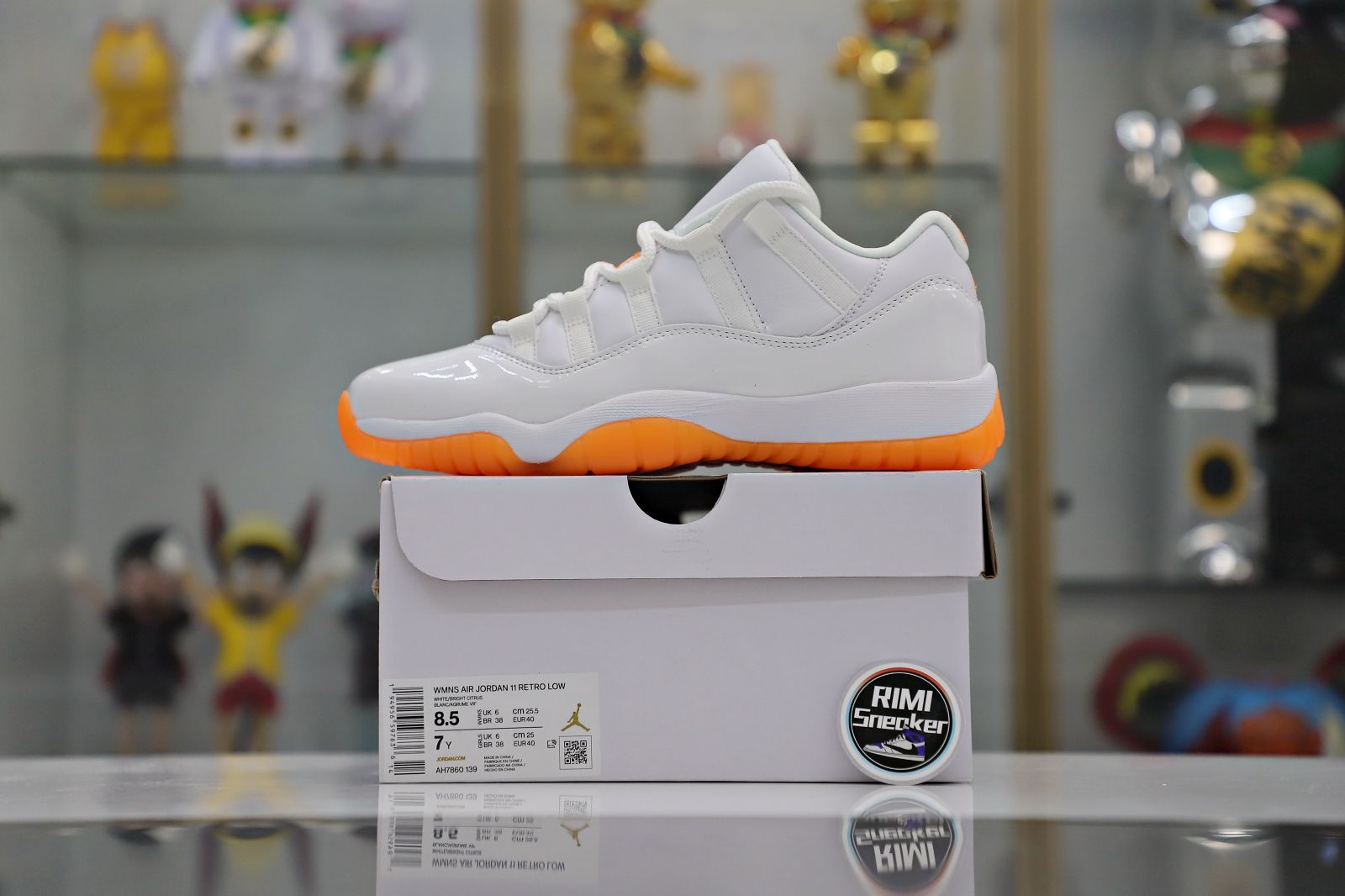 WMNS AIR JORDAN 11 RETRO LOW 'BRIGHT CITRUS'