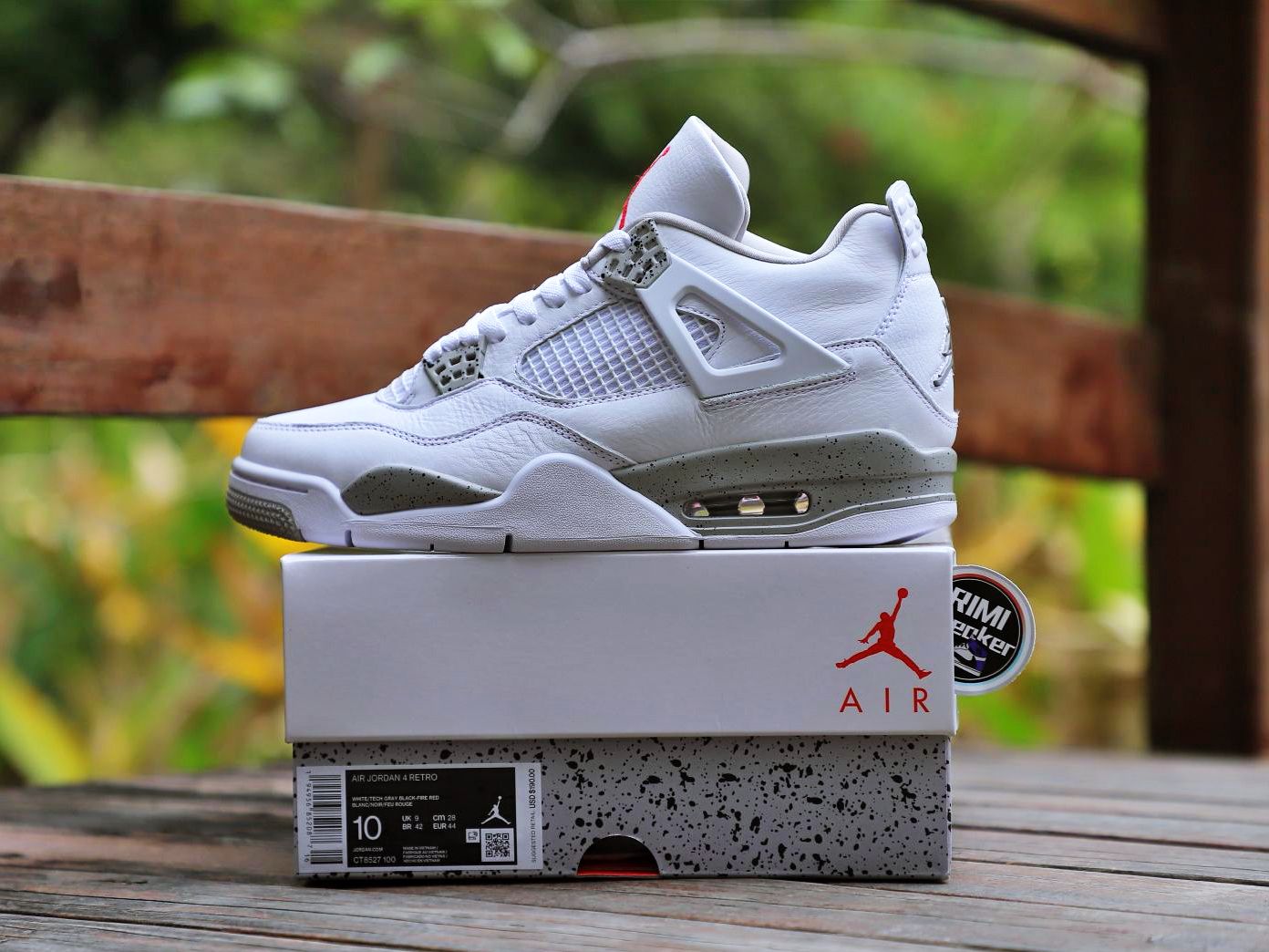 AIR JORDAN 4 RETRO 'WHITE OREO'