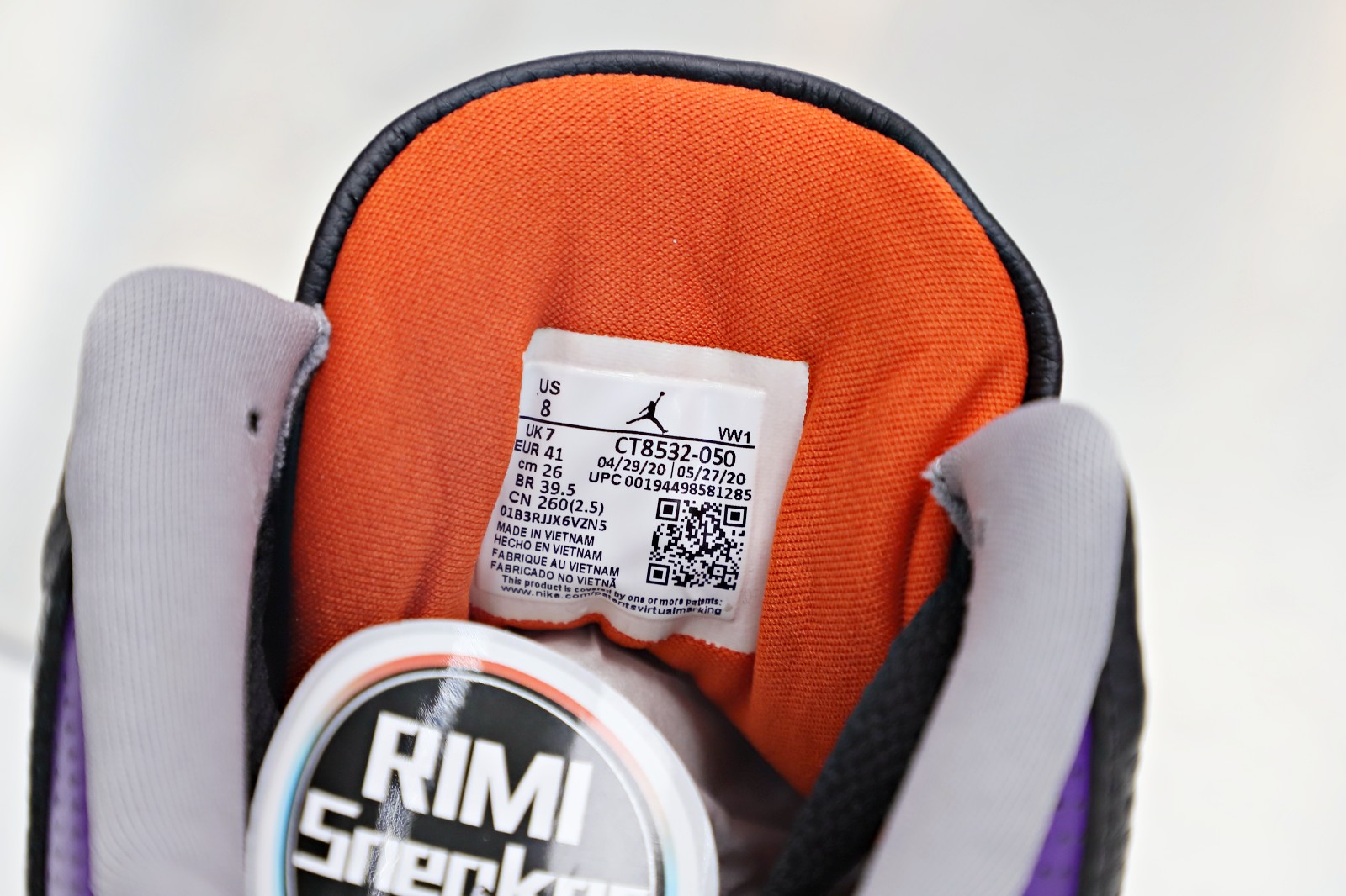AIR JORDAN 3 RETRO 'COURT PURPLE'