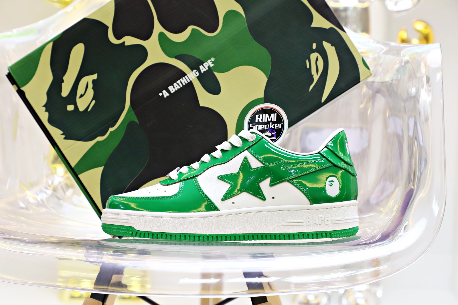 BAPE BAPESTA 'GREEN'