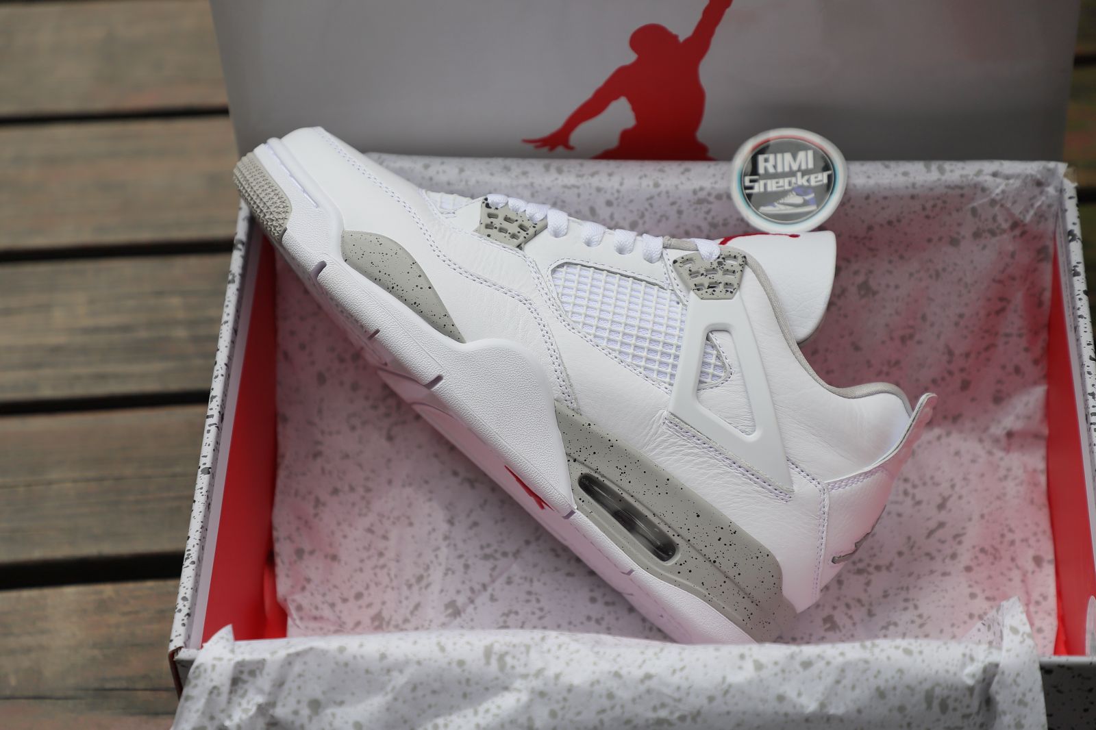 AIR JORDAN 4 RETRO 'WHITE OREO'