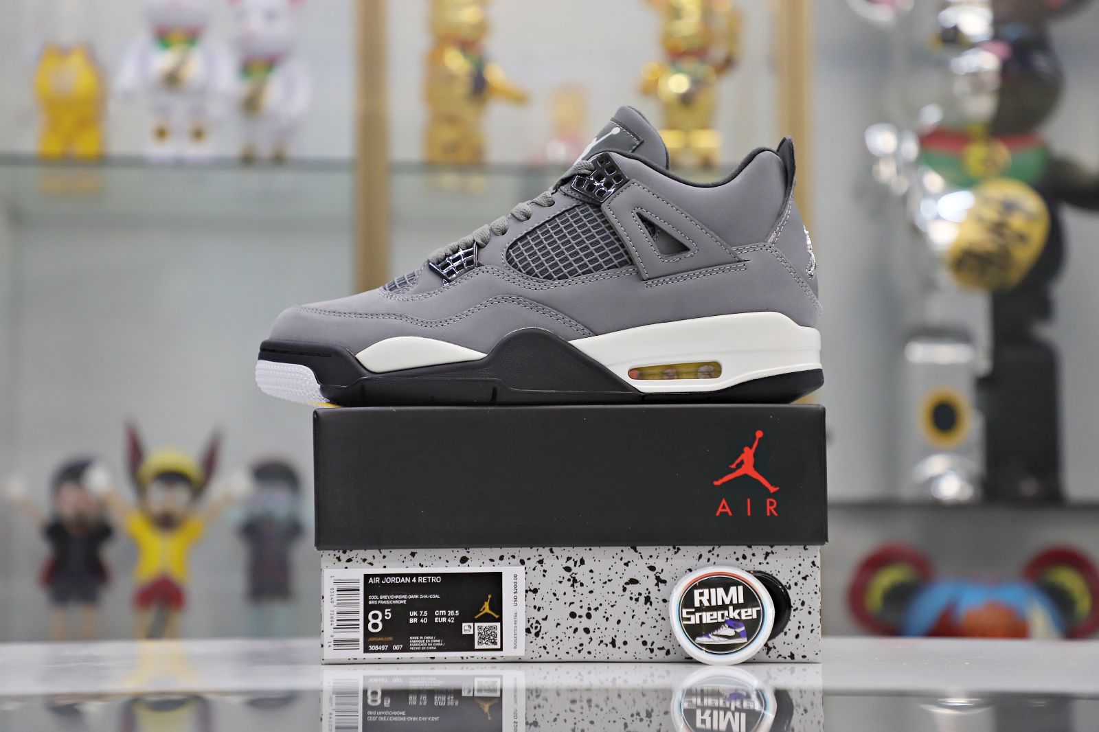 AIR JORDAN 4 RETRO 'COOL GREY' 2019