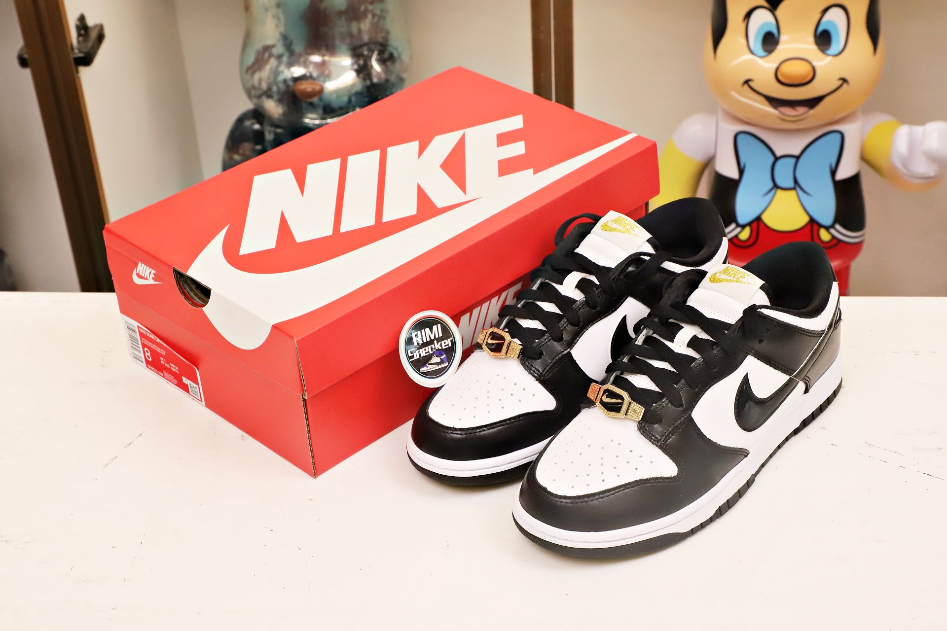 DUNK LOW PANDA 'BLACK WHITE' 2.0