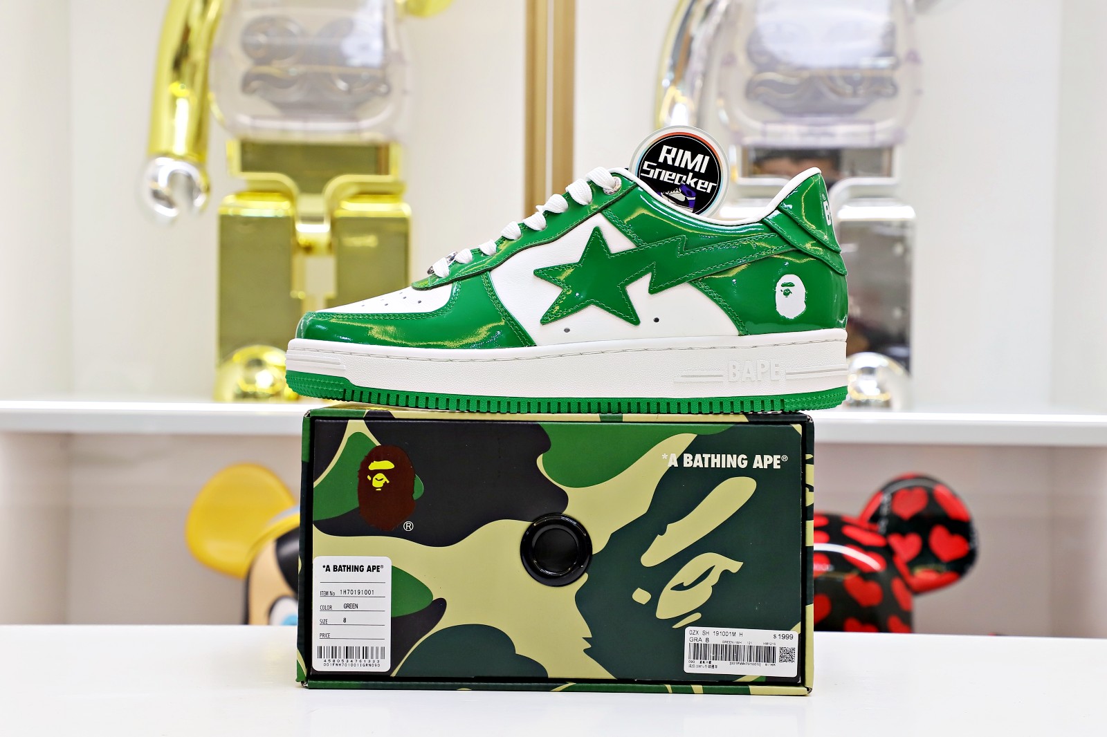 BAPE BAPESTA 'GREEN'