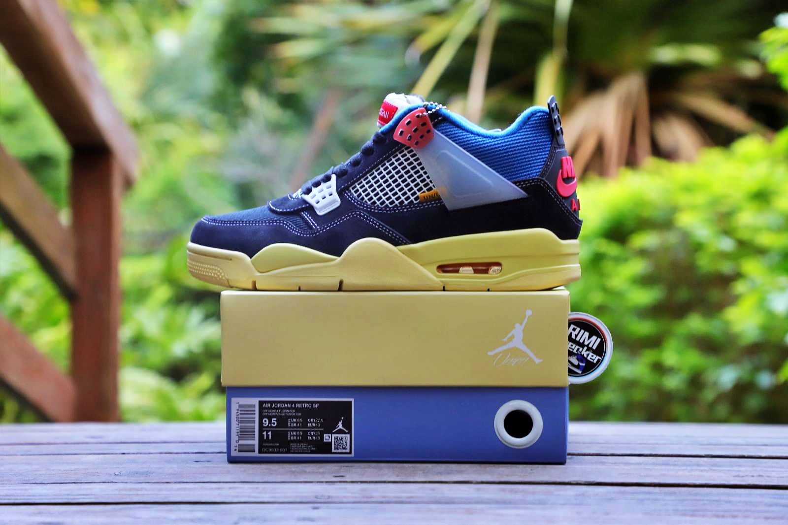 UNION LA X AIR JORDAN 4 RETRO 'OFF NOIR'