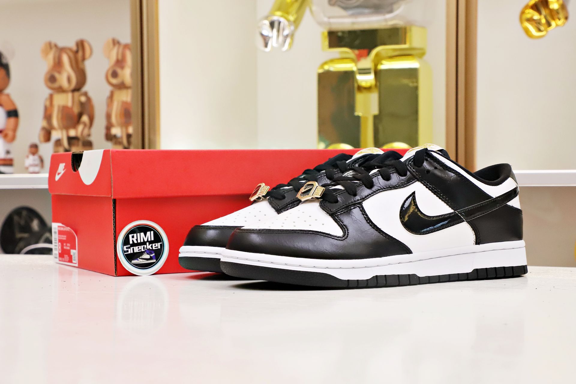 DUNK LOW PANDA 'BLACK WHITE' 2.0