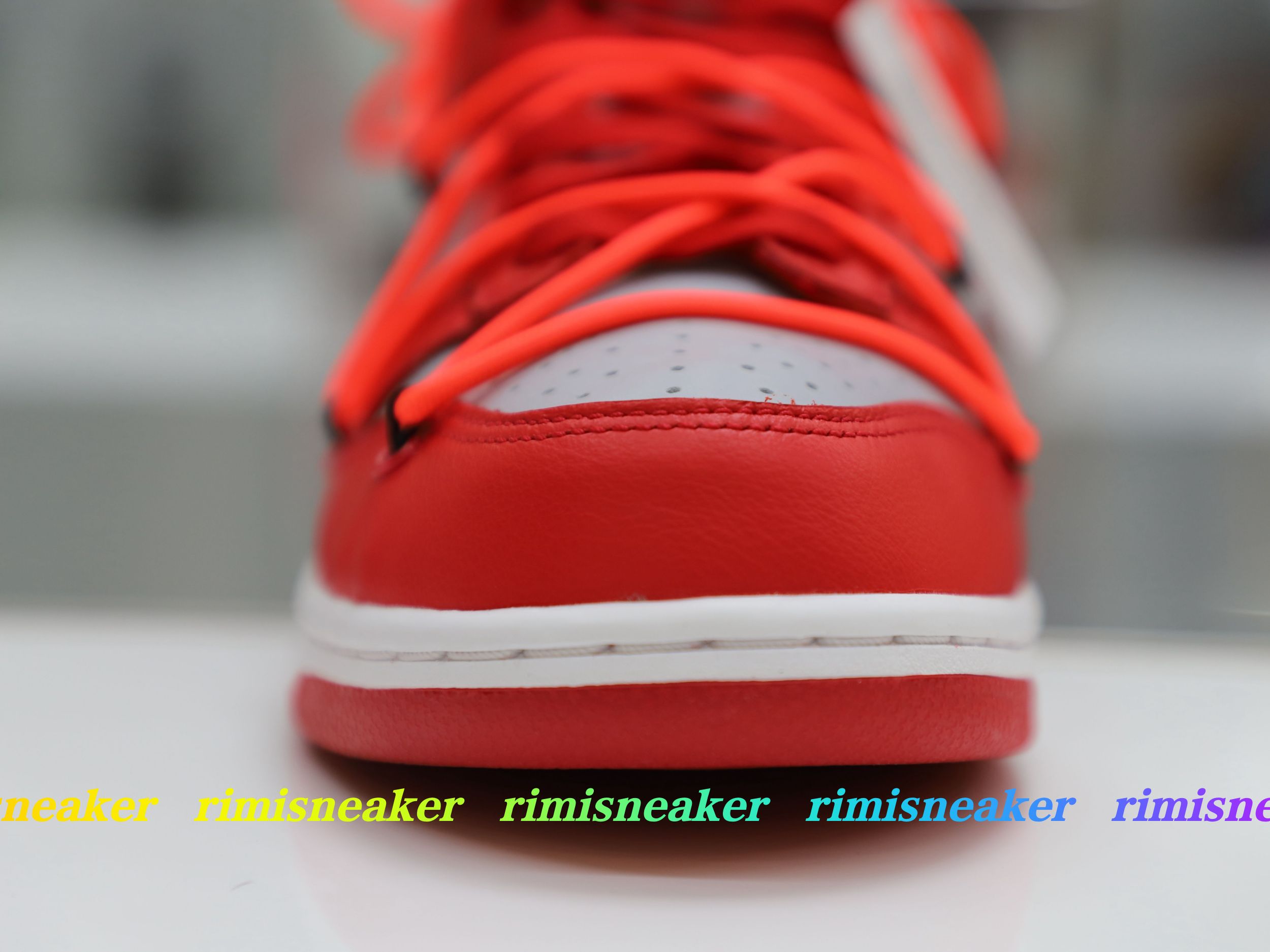 OFF-WHITE X DUNK LOW 'UNIVERSITY RED'