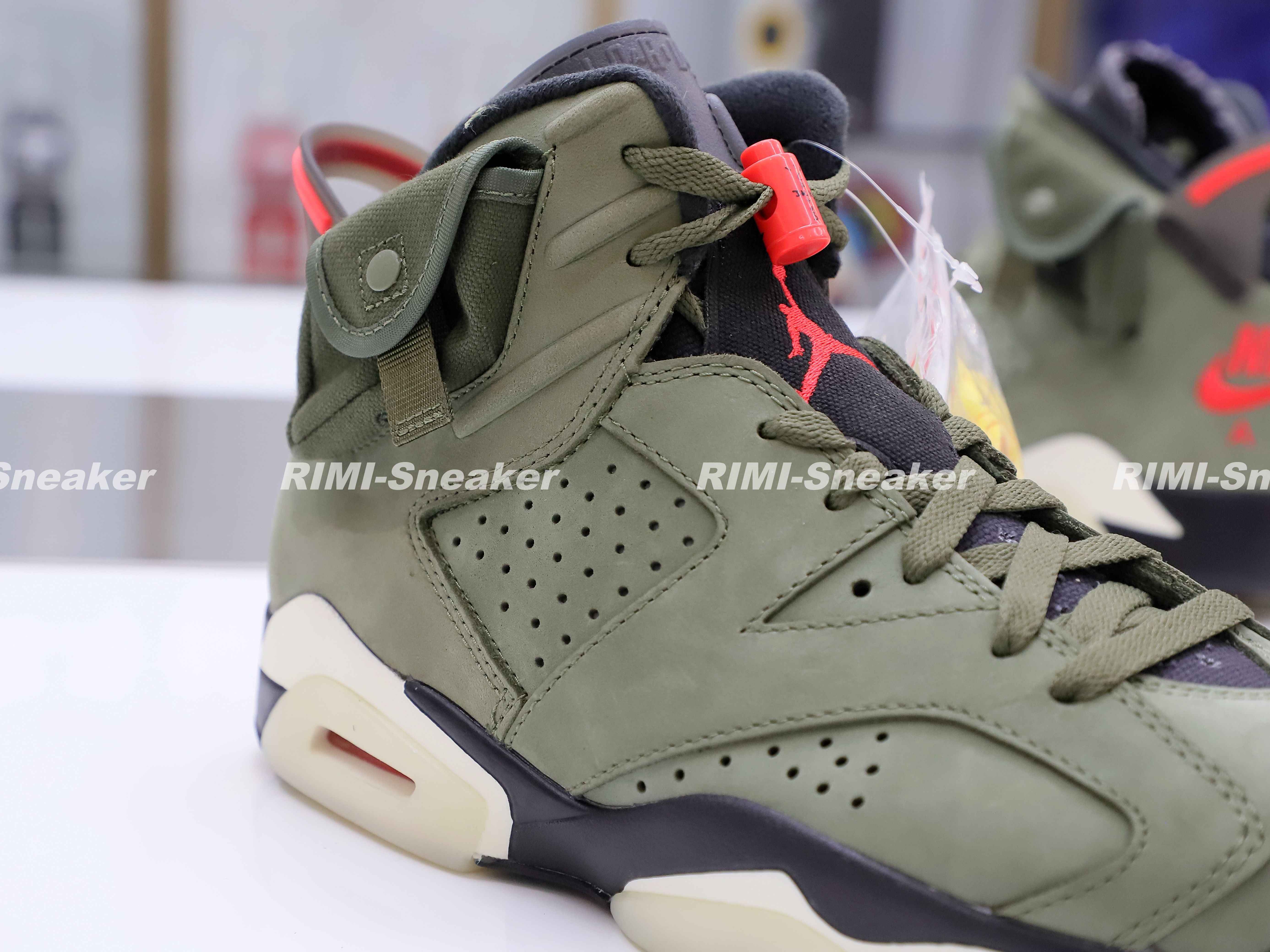 TRAVIS SCOTT X AIR JORDAN 6 RETRO 'OLIVE'