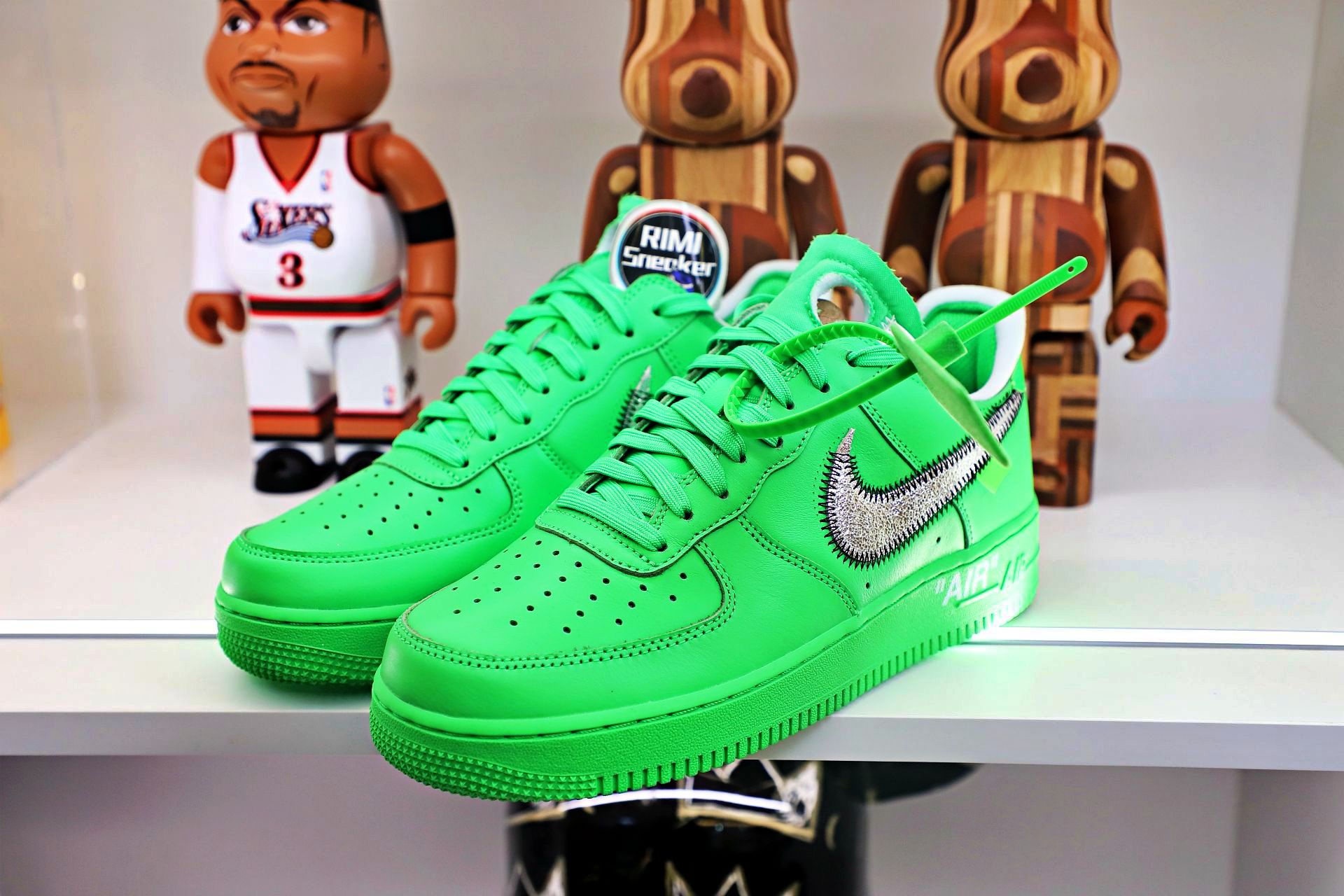OFF WHITE NIKE AIR FORCE 1 LOW GREEN