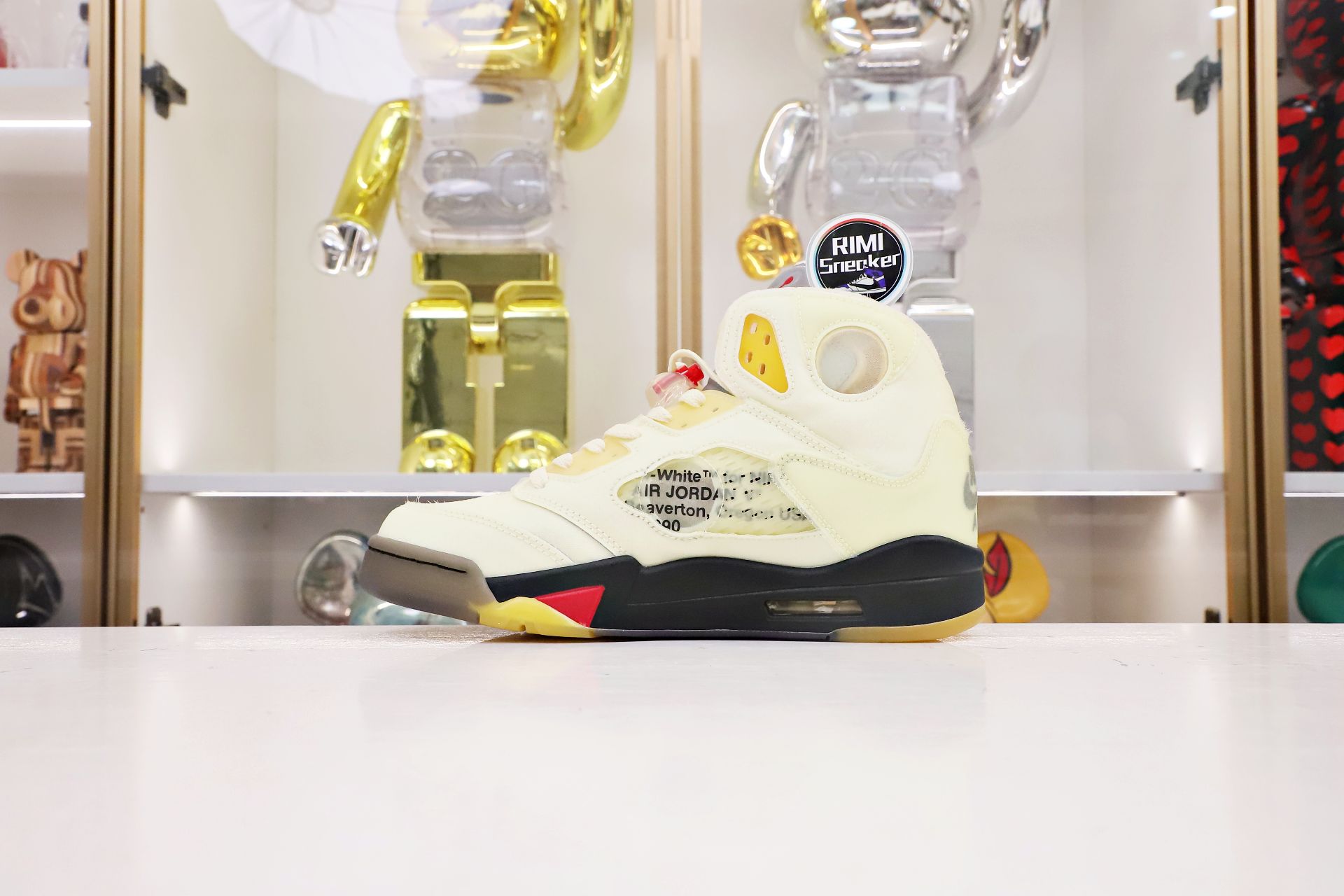 AIR JORDAN OFF-WHITE X AIR JORDAN 5 RETRO SP PS 'SAIL'