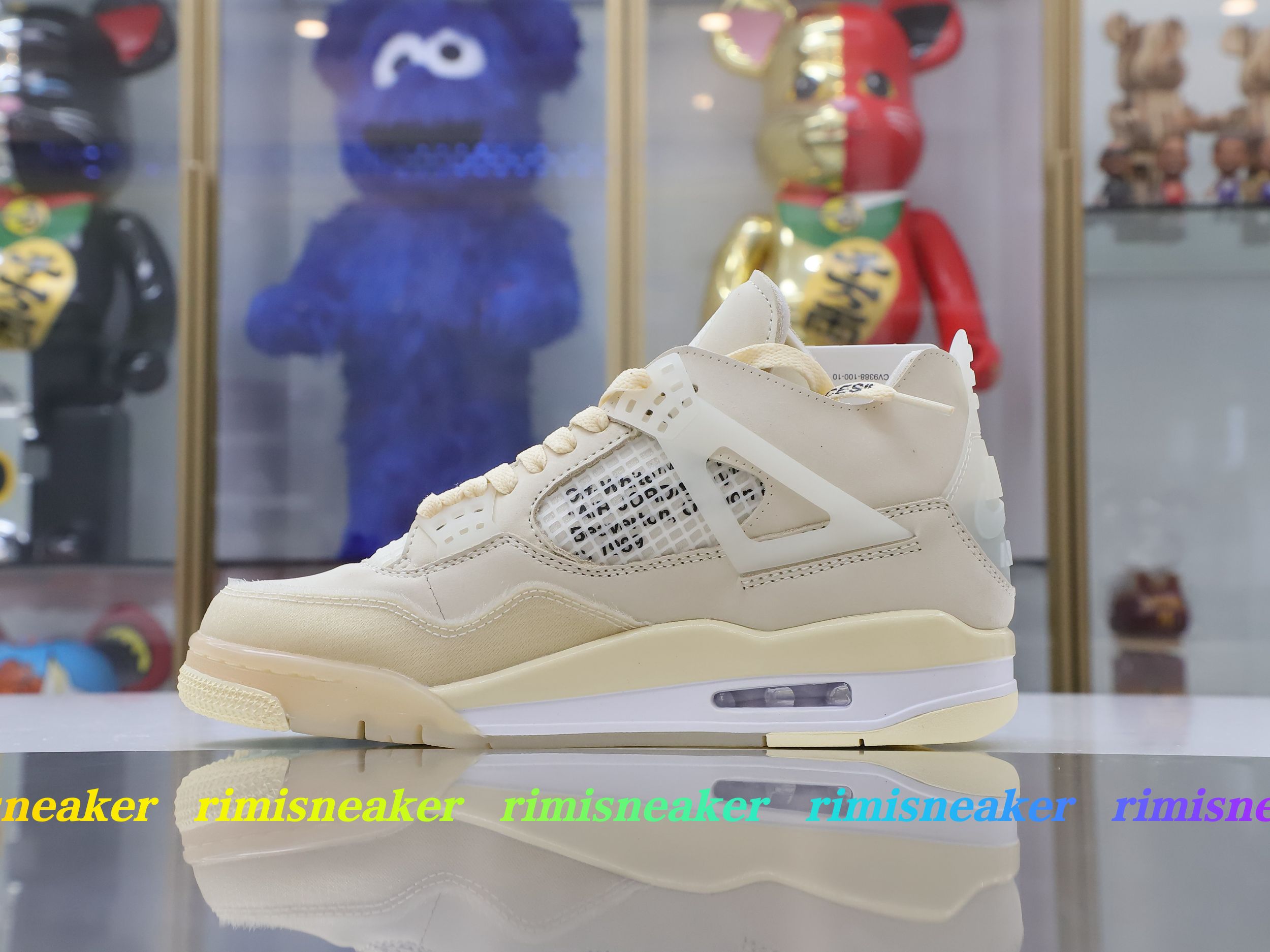 AIR JORDAN OFF-WHITE X WMNS AIR JORDAN 4 SP 'SAIL'