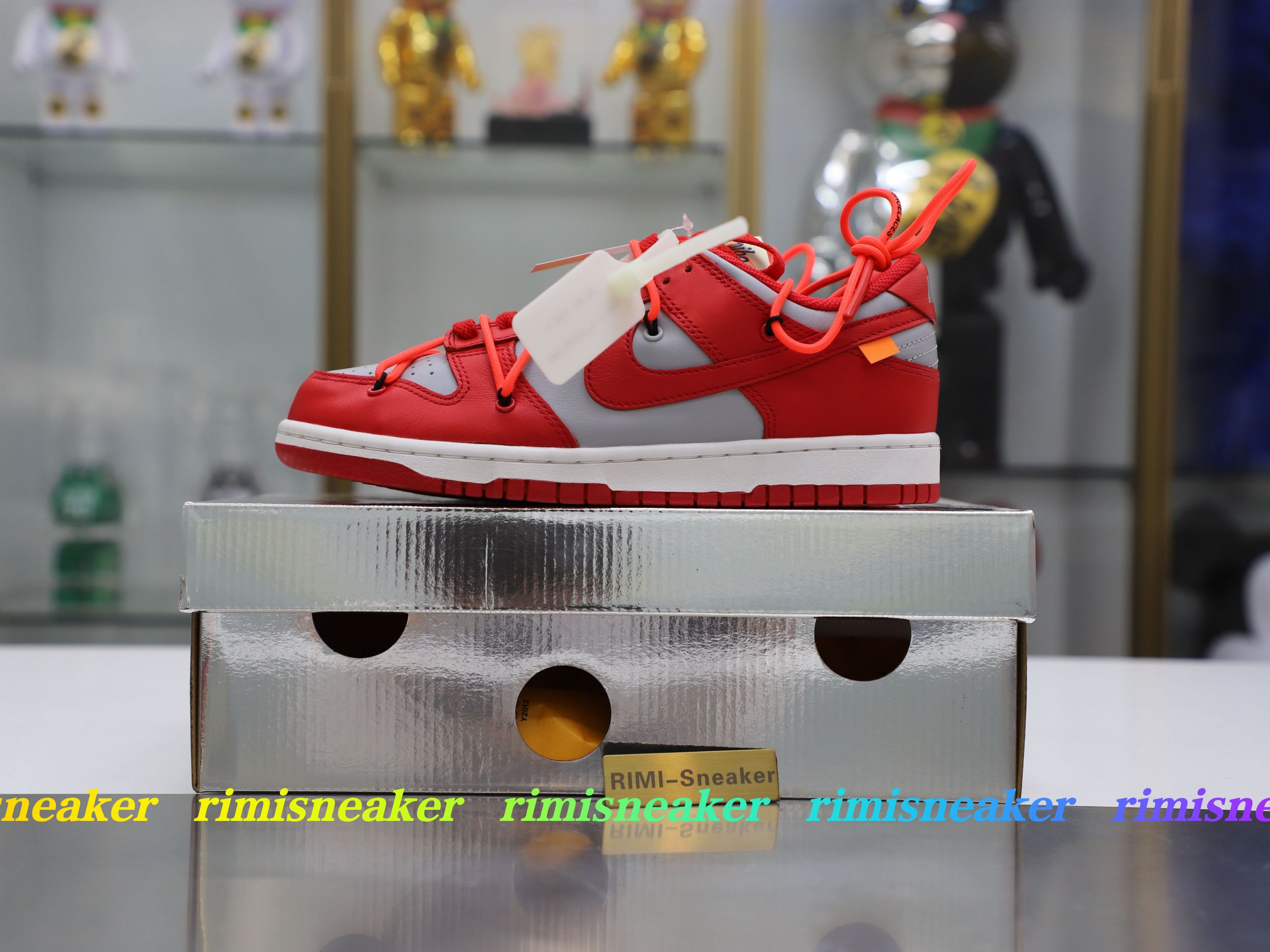 OFF-WHITE X DUNK LOW 'UNIVERSITY RED'