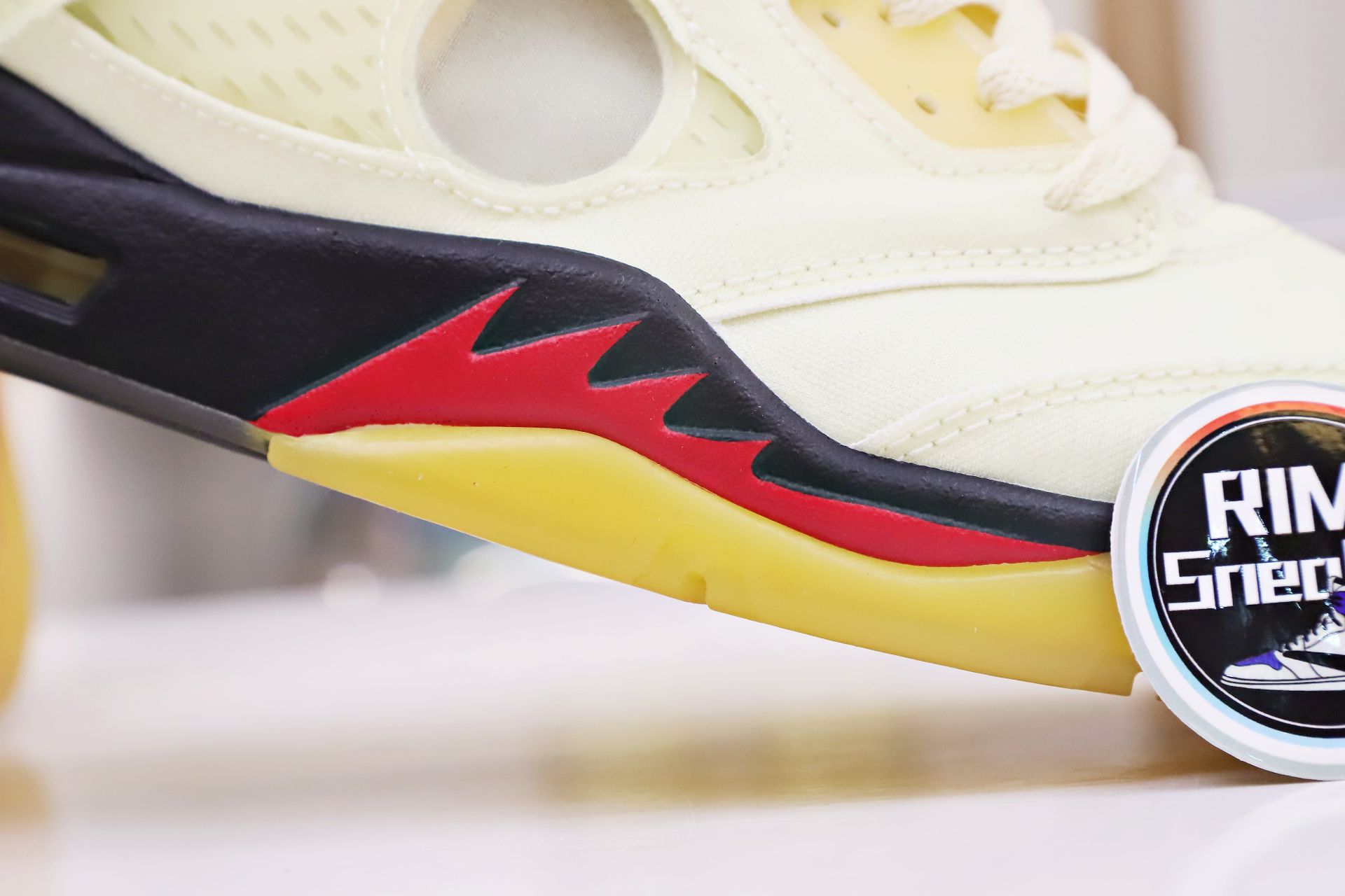 AIR JORDAN OFF-WHITE X AIR JORDAN 5 RETRO SP PS 'SAIL'