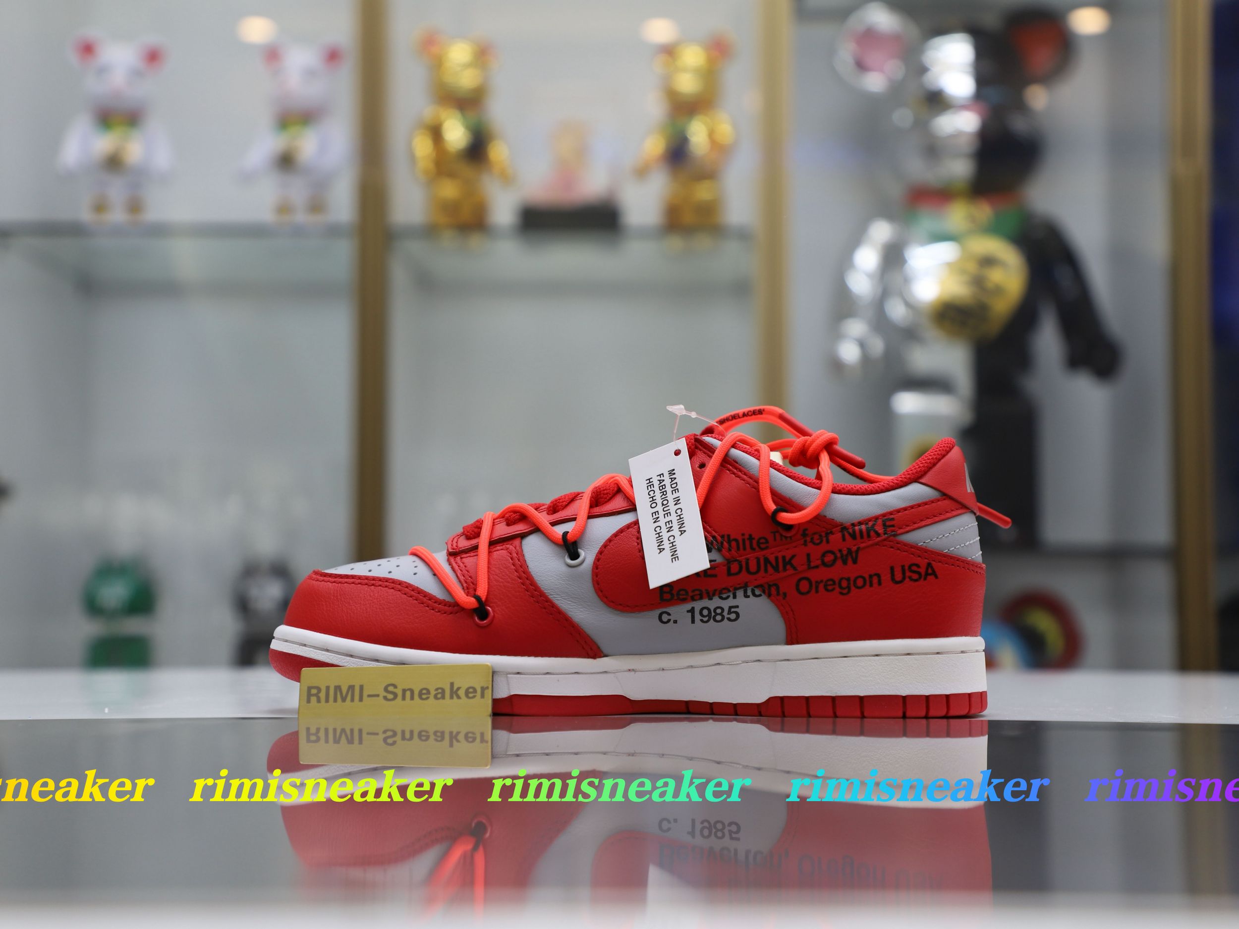 OFF-WHITE X DUNK LOW 'UNIVERSITY RED'