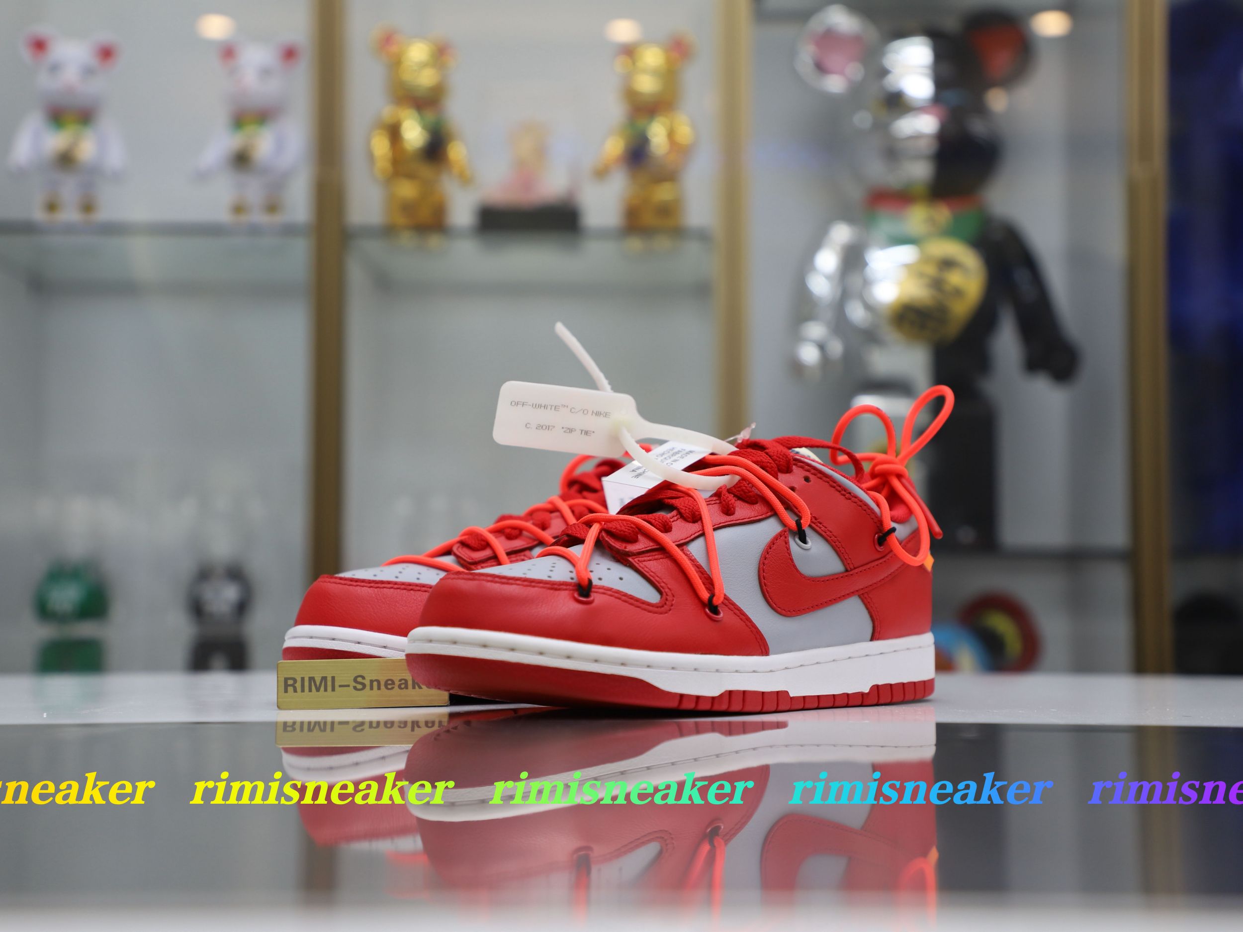 OFF-WHITE X DUNK LOW 'UNIVERSITY RED'