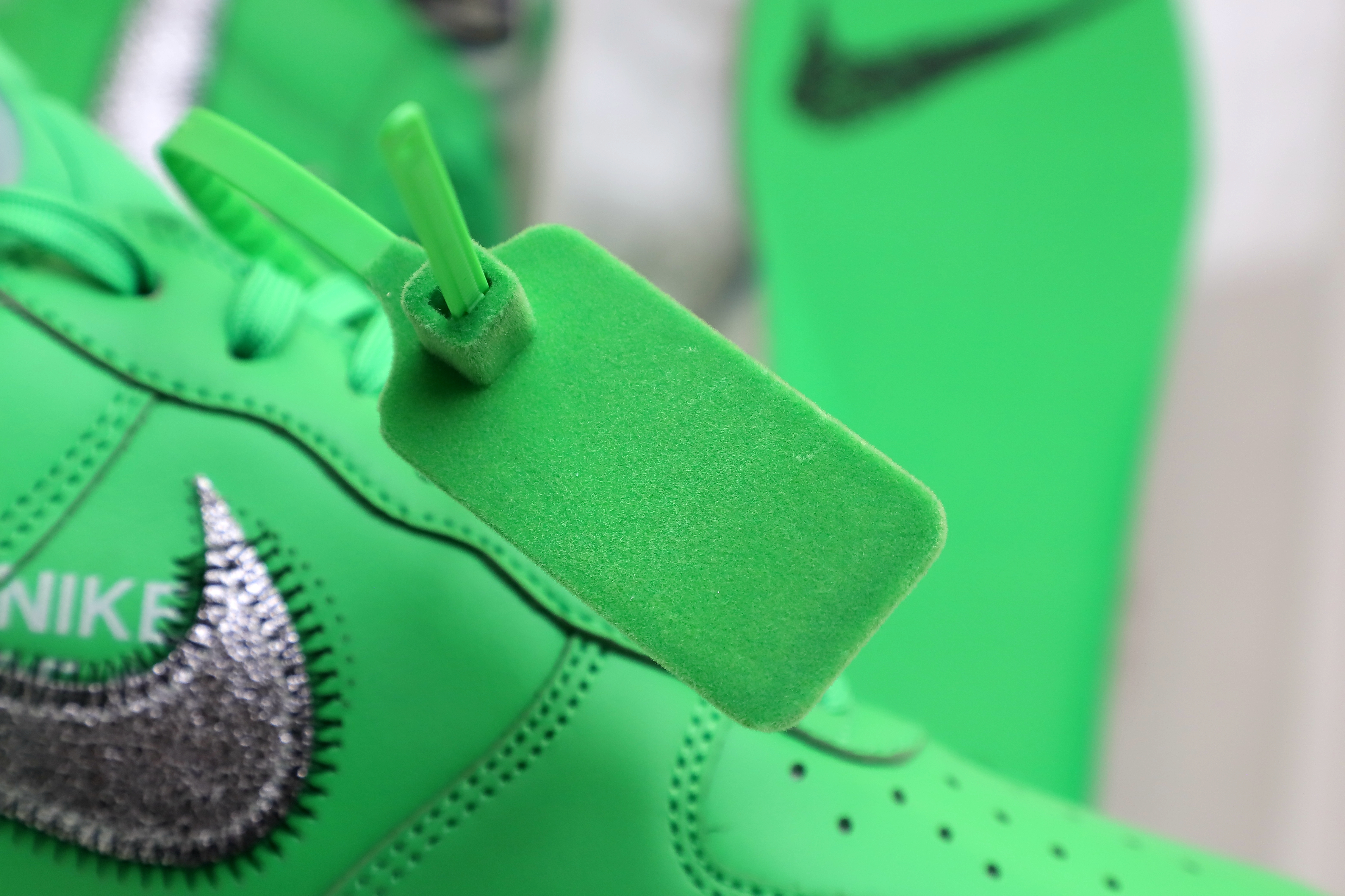 OFF WHITE NIKE AIR FORCE 1 LOW GREEN